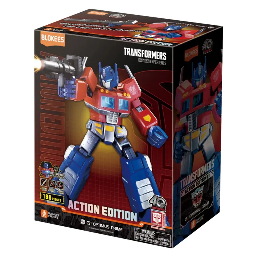 G1 Optimus Prime Action Edition 01 Model Kit | Transformers | Blokees