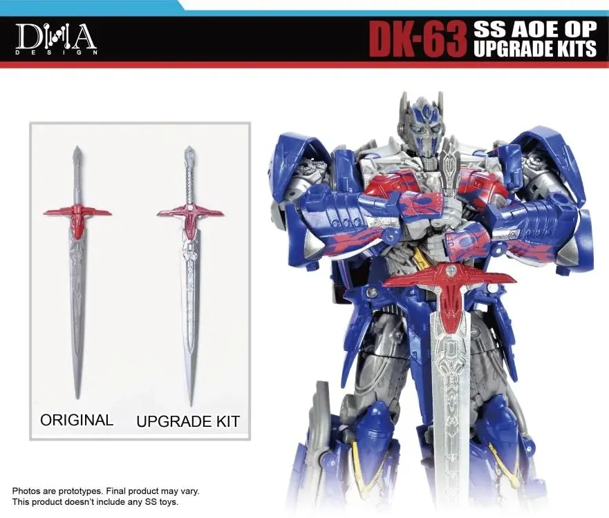 DK-63 Upgrade Kit with Bonus for Transformers: AOE SS Leader Class Optimus Prime | DNA Design