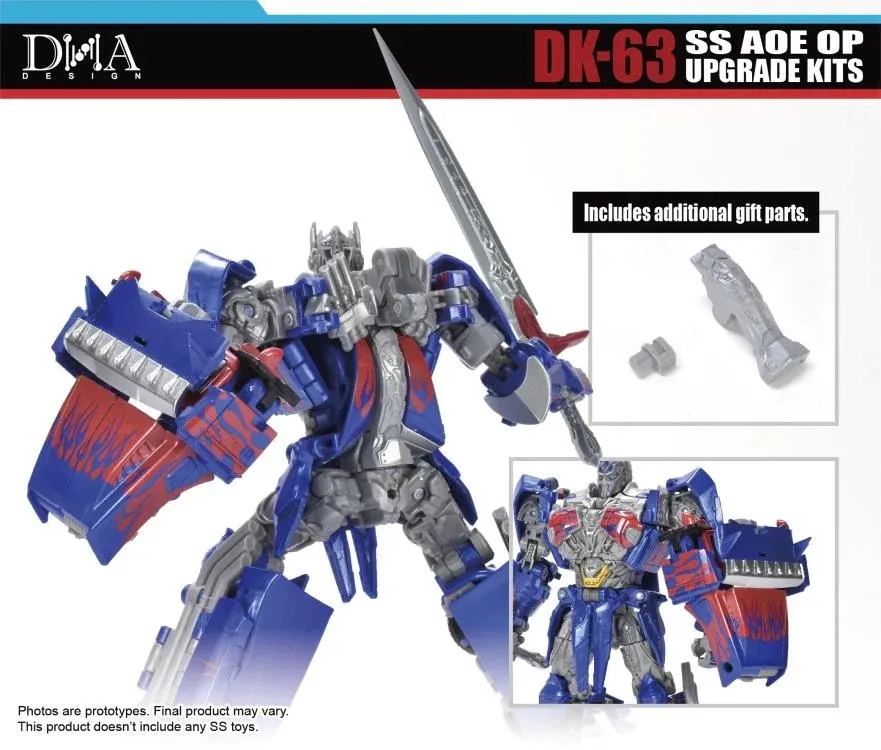 DK-63 Upgrade Kit with Bonus for Transformers: AOE SS Leader Class Optimus Prime | DNA Design