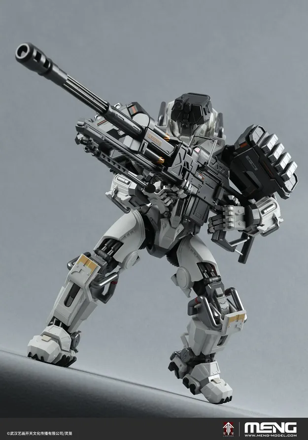 Mecha-010 Incarnation MU-2 Heavy Stereoscopic Sniper 1/9 Scale Model Kit | Ling Cage: INCARNATION | MENG