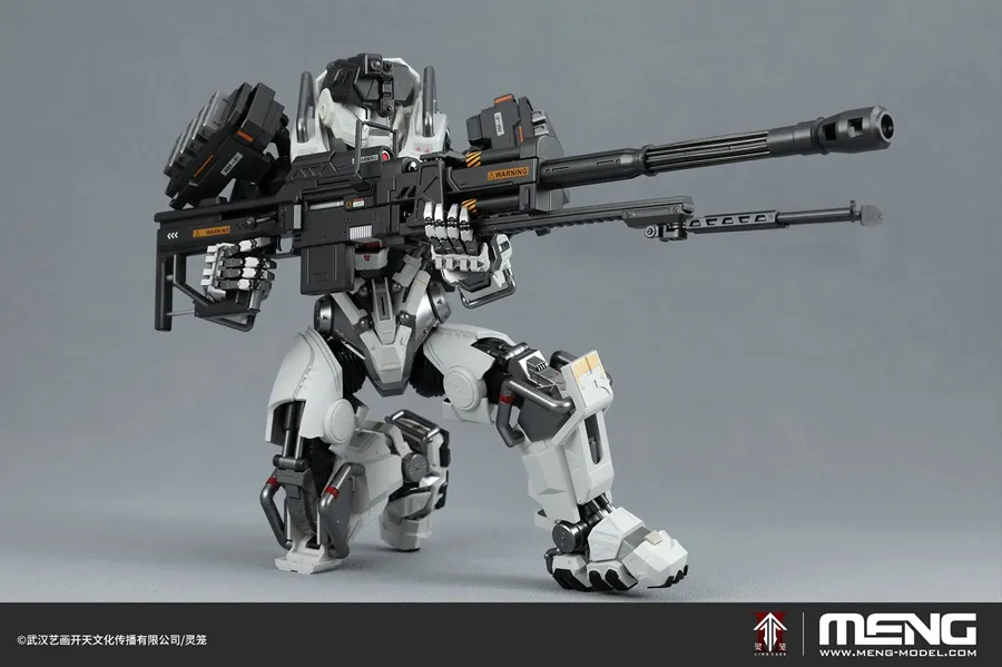 Mecha-010 Incarnation MU-2 Heavy Stereoscopic Sniper 1/9 Scale Model Kit | Ling Cage: INCARNATION | MENG