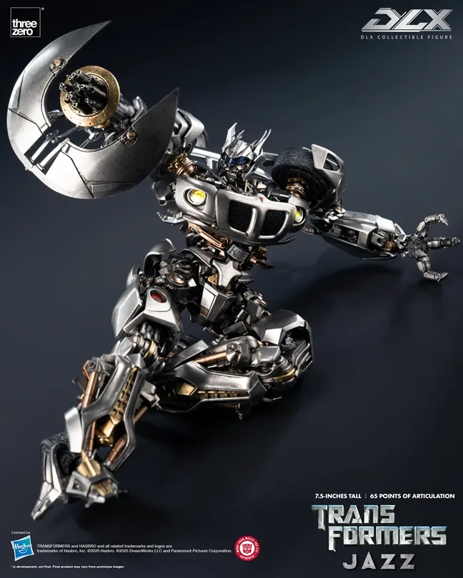 Jazz DLX Collectible Figure (Deluxe Edition) | Transformers: The Movie (2007) | threezero