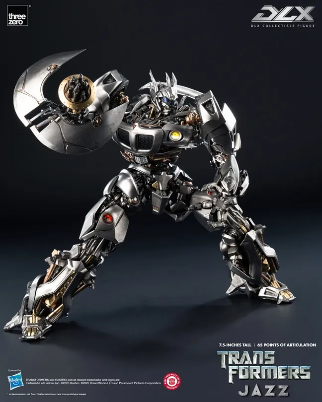 Jazz DLX Collectible Figure (Deluxe Edition) | Transformers: The Movie (2007) | threezero