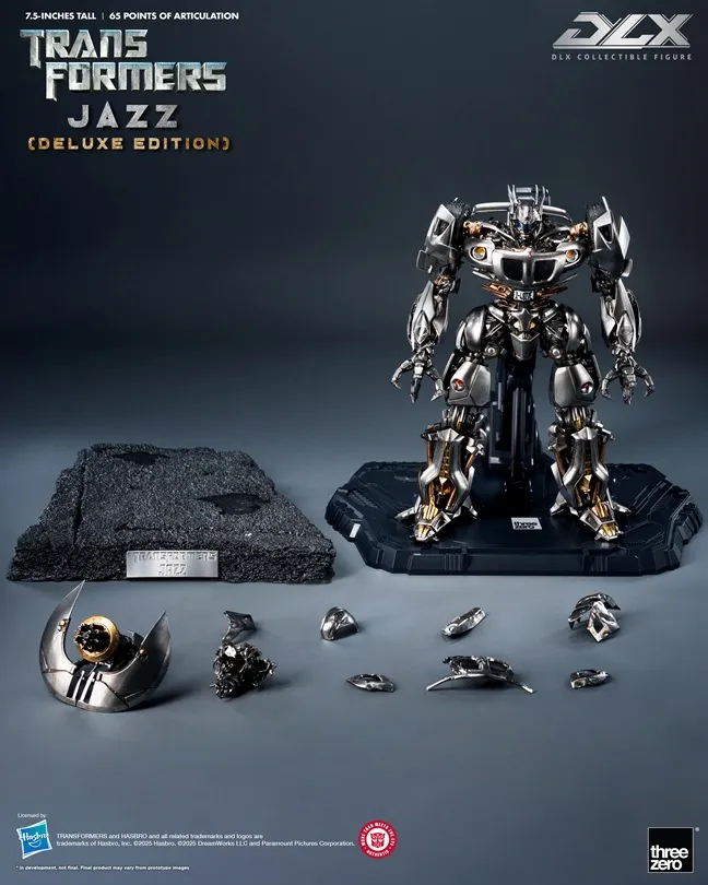 Jazz DLX Collectible Figure (Deluxe Edition) | Transformers: The Movie (2007) | threezero