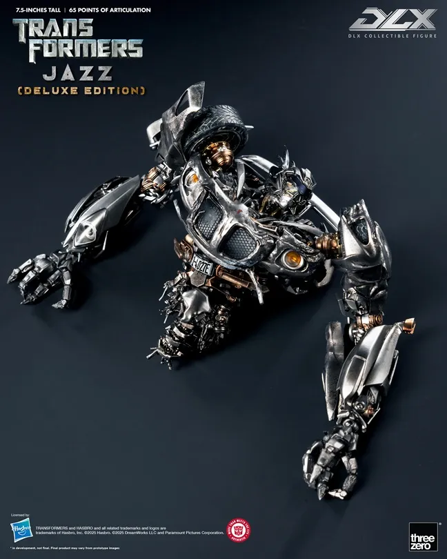 Jazz DLX Collectible Figure (Deluxe Edition) | Transformers: The Movie (2007) | threezero