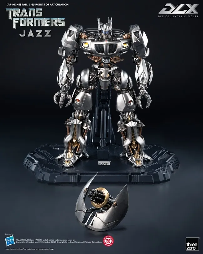 Jazz DLX Collectible Figure | Transformers: The Movie (2007) | threezero