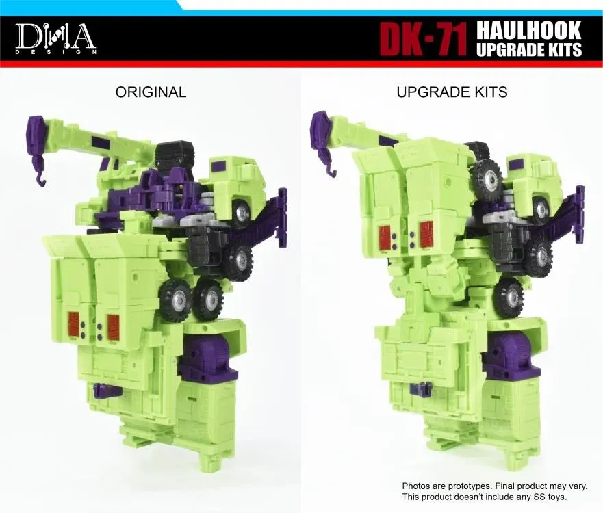 DK-71 Upgrade Kit for Transformers Studio Series Long Haul and Hook | DNA Design