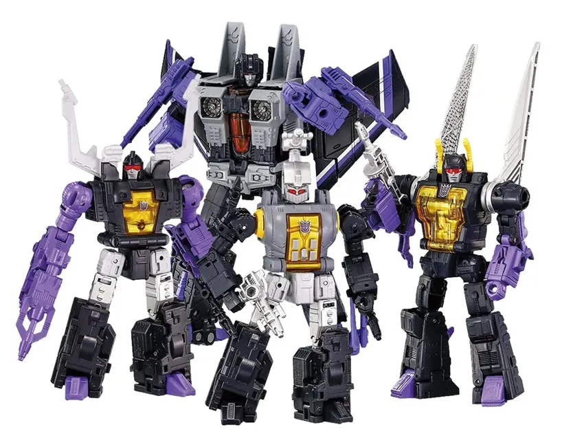 Decepticons Part 2 Set of 4 Premium Finish | Transformers Dramatic Capture