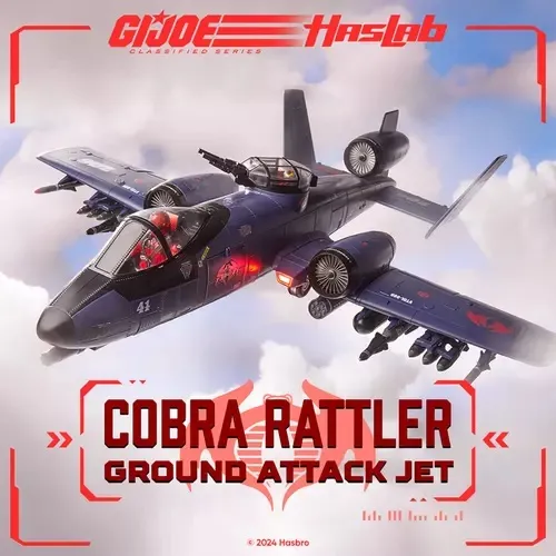 Cobra Rattler Ground Attack Jet HasLab Exclusive | G.I. Joe Classified Series