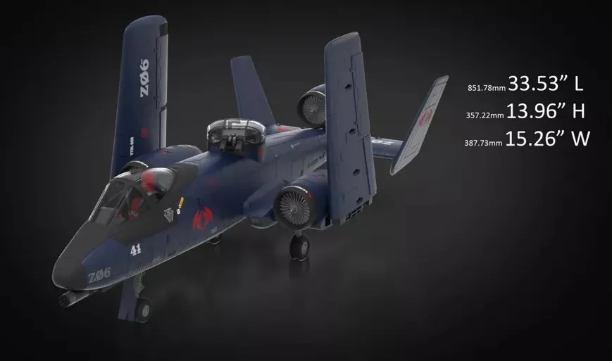 Cobra Rattler Ground Attack Jet HasLab Exclusive | G.I. Joe Classified Series