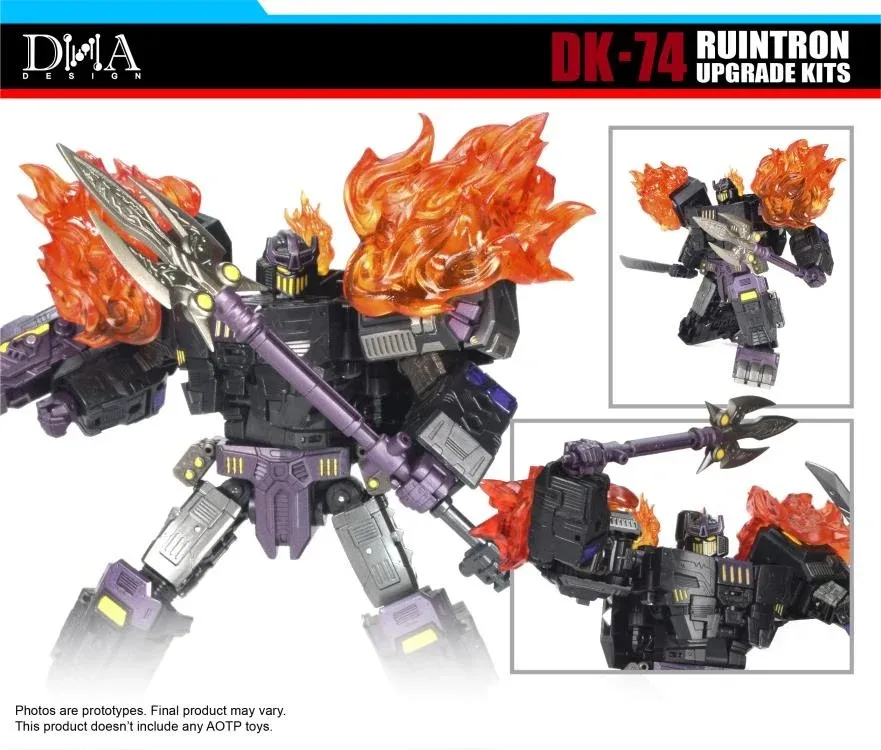 DK-74 Upgrade Kit for Transformers: Age of the Primes The Thirteen Megatronus The Fallen Leader Class | DNA Design