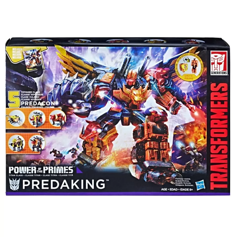 Predaking Combiner Team Set Titan Class | Transformers Generations Power of the Primes