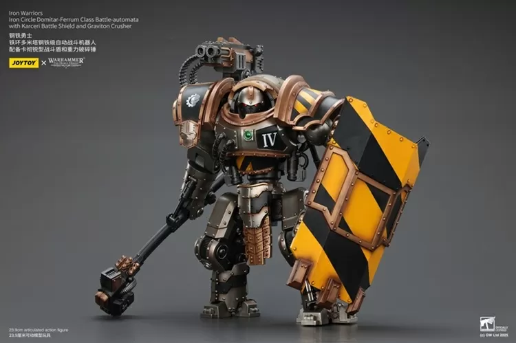 Iron Warriors, Iron Circle Domitar-Ferrum Class Battle-Automata 1/18 Scale | Warhammer 40K: The Horus Heresy | Joy Toy