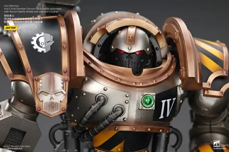 Iron Warriors, Iron Circle Domitar-Ferrum Class Battle-Automata 1/18 Scale | Warhammer 40K: The Horus Heresy | Joy Toy