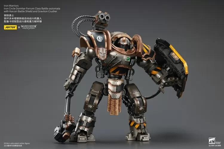 Iron Warriors, Iron Circle Domitar-Ferrum Class Battle-Automata 1/18 Scale | Warhammer 40K: The Horus Heresy | Joy Toy