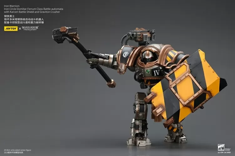 Iron Warriors, Iron Circle Domitar-Ferrum Class Battle-Automata 1/18 Scale | Warhammer 40K: The Horus Heresy | Joy Toy