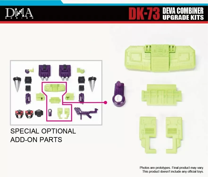 DK-73 Upgrade Kit for Transformers Studio Series 86 Devastator | DNA Design