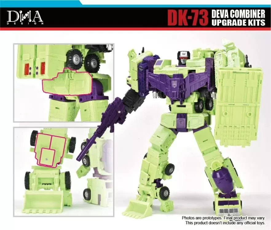 DK-73 Upgrade Kit for Transformers Studio Series 86 Devastator | DNA Design