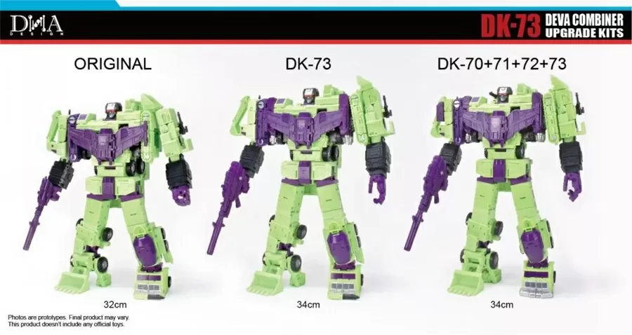 DK-73 Upgrade Kit for Transformers Studio Series 86 Devastator | DNA Design