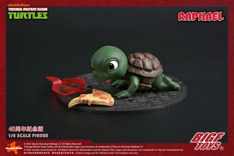 BIGF-002 Raphael 40th Anniversary Edition 1/6 Scale | Teenage Mutant Ninja Turtles | BigFToys