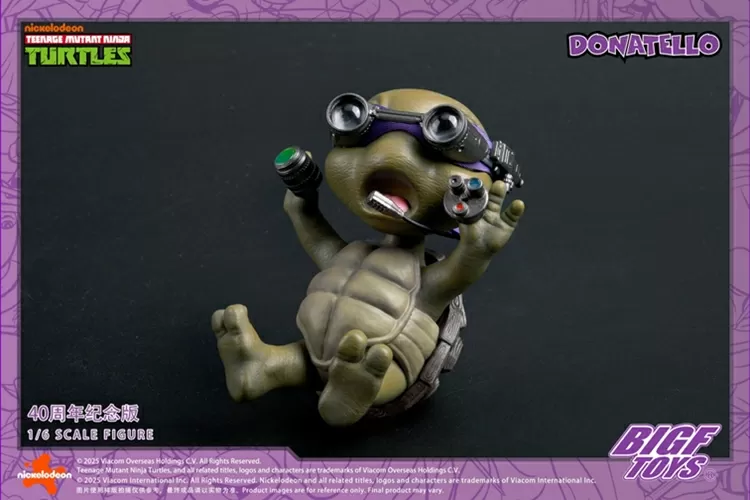 BIGF-003 Donatello 40th Anniversary Edition 1/6 Scale | Teenage Mutant Ninja Turtles | BigFToys