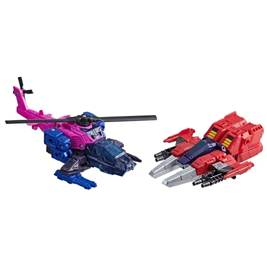 Topspin vs Spinister Set of 2 Deluxe Class | Transformers: Age of the Primes Wreck 'n Doom Collection | Hasbro, Takara Tomy