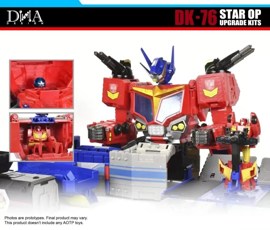 DK-76 Upgrade Kit for Transformers: Age of the Primes The Thirteen Star Optimus Prime Titan Class | DNA Design