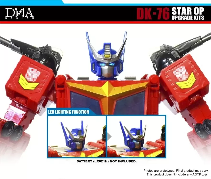 DK-76 Upgrade Kit for Transformers: Age of the Primes The Thirteen Star Optimus Prime Titan Class | DNA Design