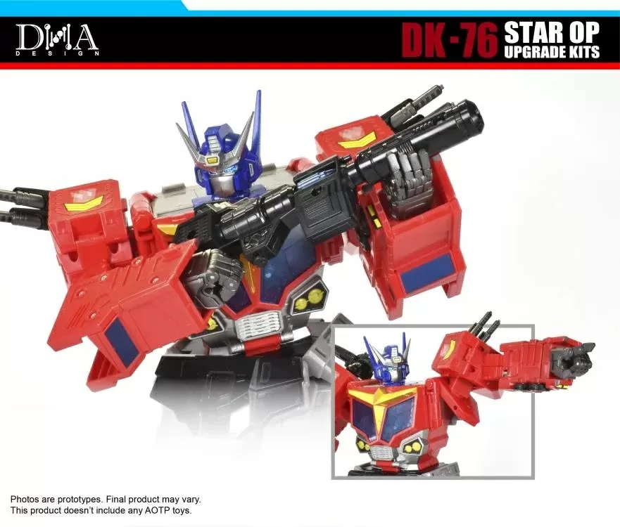 DK-76 Upgrade Kit for Transformers: Age of the Primes The Thirteen Star Optimus Prime Titan Class | DNA Design