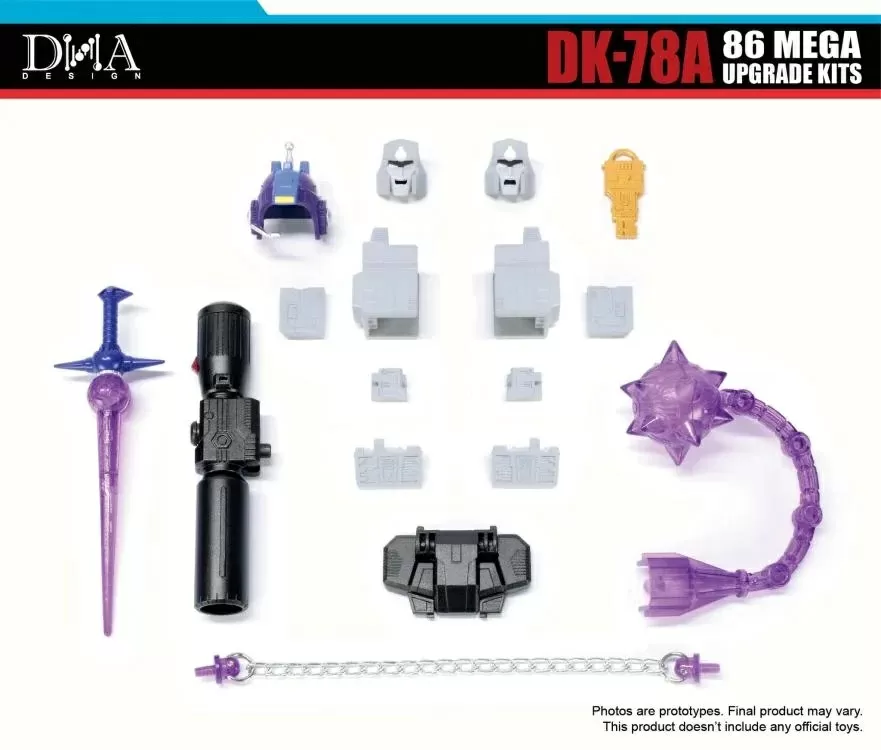DK-78A Upgrade Kit for Transformers Studio Series 86 Megatron | DNA Design