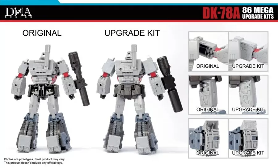 DK-78A Upgrade Kit for Transformers Studio Series 86 Megatron | DNA Design
