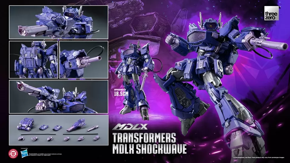 Shockwave MDLX Scale Collectible Figure | Transformers | Threezero