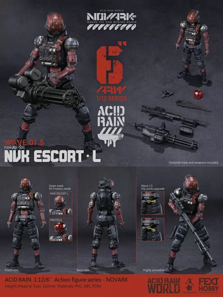 FXH-AR-006 NVK Escort-L 1/12 Scale | Acid Rain World: Novark | Fext Hobby