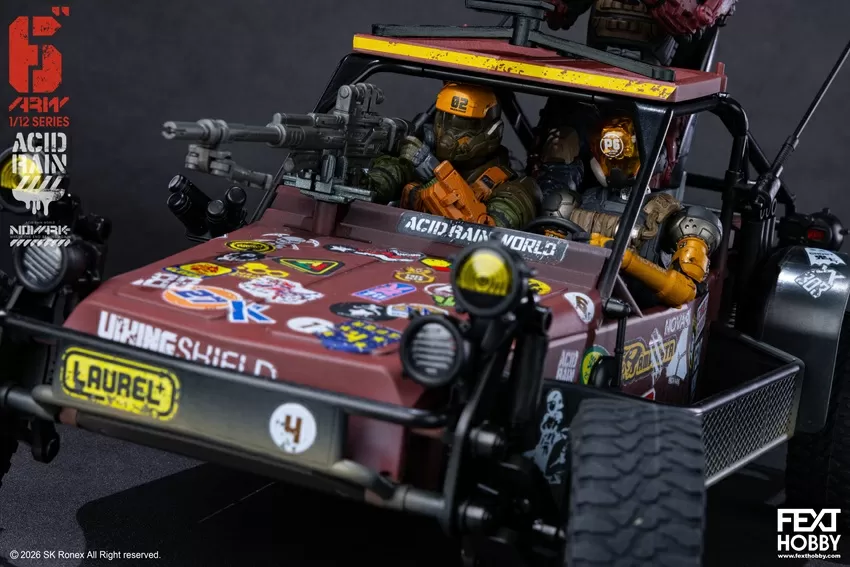 FXH-AR-001 Red Locust Vehicle 1/12 Scale | Acid Rain World: Novark | Fext Hobby