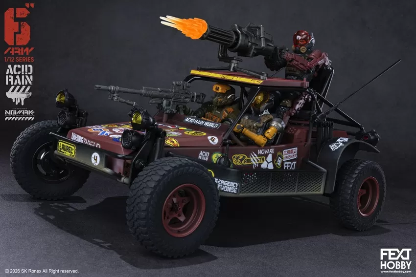FXH-AR-001 Red Locust Vehicle 1/12 Scale | Acid Rain World: Novark | Fext Hobby