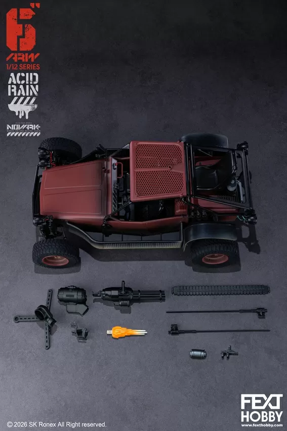 FXH-AR-001 Red Locust Vehicle 1/12 Scale | Acid Rain World: Novark | Fext Hobby