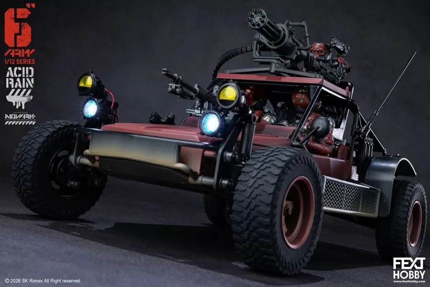 FXH-AR-001 Red Locust Vehicle 1/12 Scale | Acid Rain World: Novark | Fext Hobby