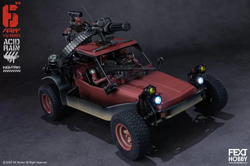 FXH-AR-001 Red Locust Vehicle 1/12 Scale | Acid Rain World: Novark | Fext Hobby