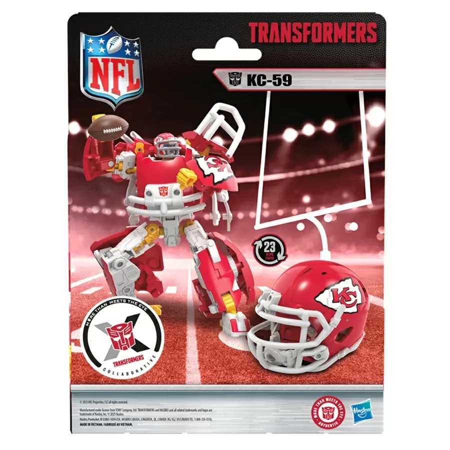 Kansas City Chiefs KC-59 | NFL | Transformers Collaborative