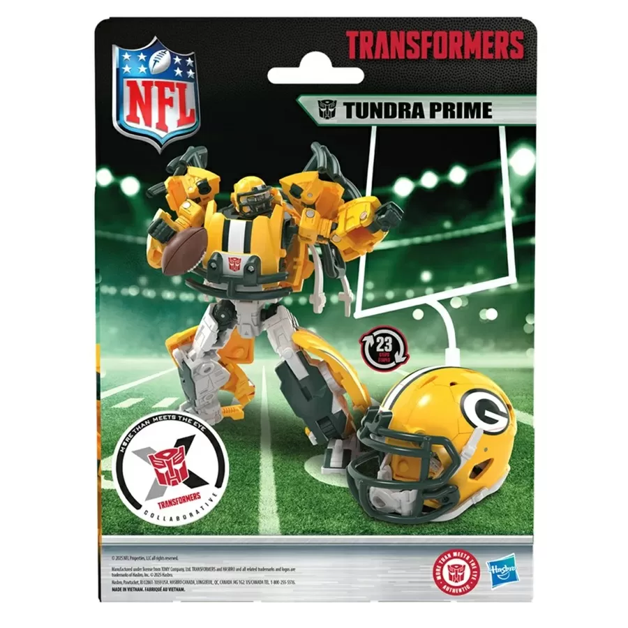 Green Bay Packers Tundra Prime | NFL | Transformers Collaborative