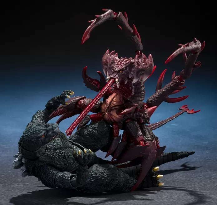 Godzilla Jr. and Destoroyah Evolution Set S.H.MonsterArts | Bandai Tamashii Nations | Godzilla Vs Destoroyah