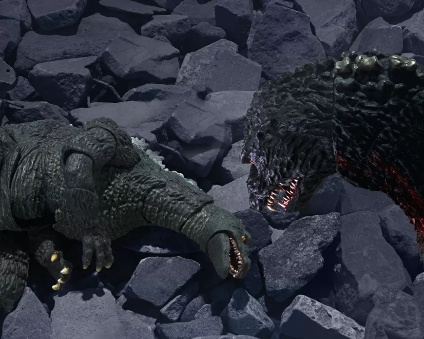 Godzilla Jr. and Destoroyah Evolution Set S.H.MonsterArts | Bandai Tamashii Nations | Godzilla Vs Destoroyah