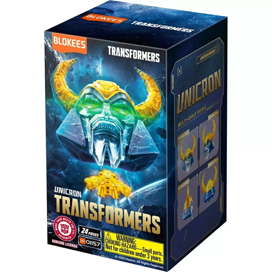 Unicron Transparent Version Model Kit | Transformers | Blokees