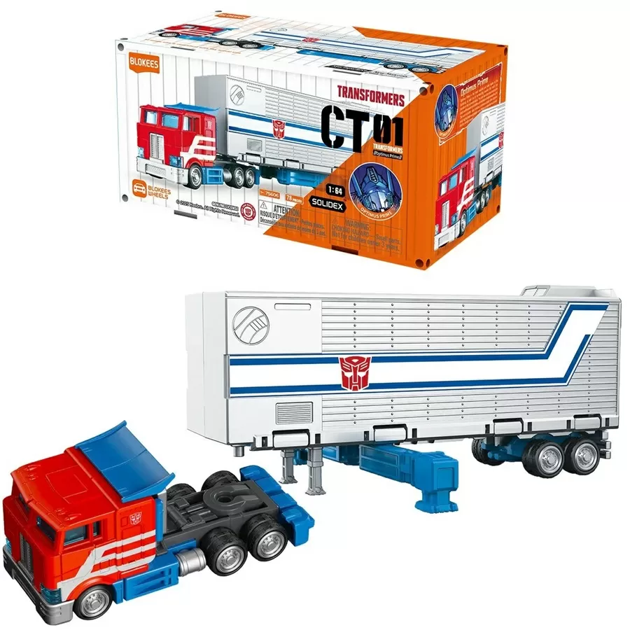 CT01 Optimus Prime with Trailer Model Kit | Transformers | Blokees Wheels