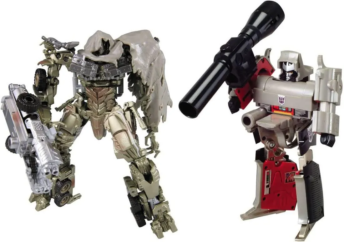 Voyager Class G1 Reissues Ch-02 Chronicle Series G1 Megatron and DOTM Megatron Set | Transformers 3 Dark of the Moon DOTM