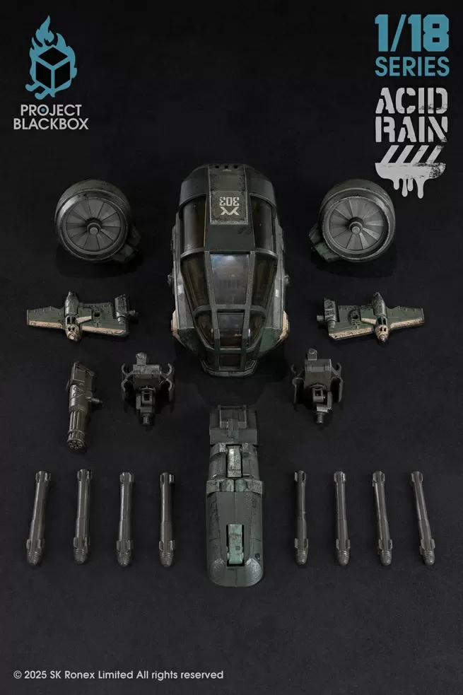 PBB-AR002 Marine Wingflux WF8m Vehicle 1/18 Scale | Acid Rain: Project Black Box | Fext Hobby