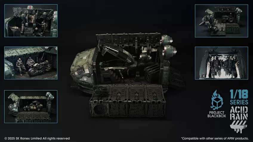 PBB-AR003 Marine Vorrathlander VL4m Vehicle 1/18 Scale | Acid Rain: Project Black Box | Fext Hobby