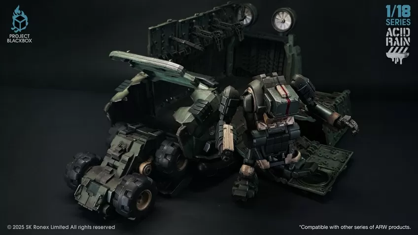 PBB-AR003 Marine Vorrathlander VL4m Vehicle 1/18 Scale | Acid Rain: Project Black Box | Fext Hobby