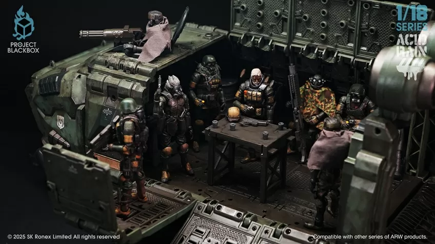 PBB-AR003 Marine Vorrathlander VL4m Vehicle 1/18 Scale | Acid Rain: Project Black Box | Fext Hobby