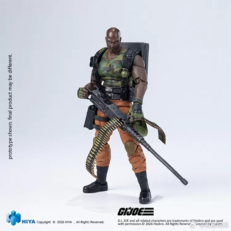 Roadblock 1/18 Scale Exquisite Mini | G.I. Joe | Hiya Toys